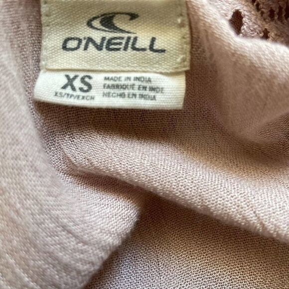 O’Neill Tunic Blouse Scoop Neck Long Sleeve XS - Picture 3 of 8